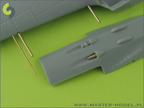 MASTER AM-72-013 1/72 Fw 190 A6 armament set (MG 17, MG 151 barrel tips) & Pitot Tube