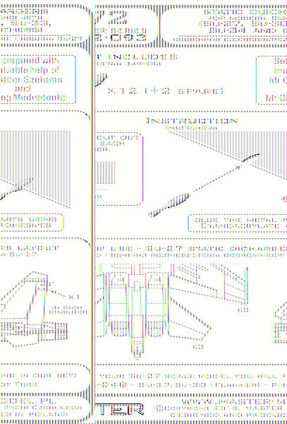 MASTER AM-72-093 1/72 Static dischargers  - type used on modern Sukhoi jets (Su-27, Su-30, Su-33, Su-34 and other)  (12pcs+2spare)