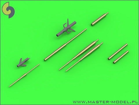 MASTER AM-72-106 1/72 Su-17, Su-20, Su-22 (Fitter) - Pitot Tubes (optional parts for all versions) and 30mm gun barrels