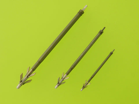 MASTER AM-72-110 1/72 Mi-24 (Hind D/E) - JakB-12.7 machine gun barrel and DUAS probe (metal and resin parts)