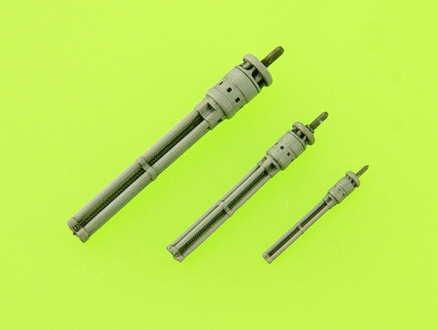 MASTER AM-72-110 1/72 Mi-24 (Hind D/E) - JakB-12.7 machine gun barrel and DUAS probe (metal and resin parts)