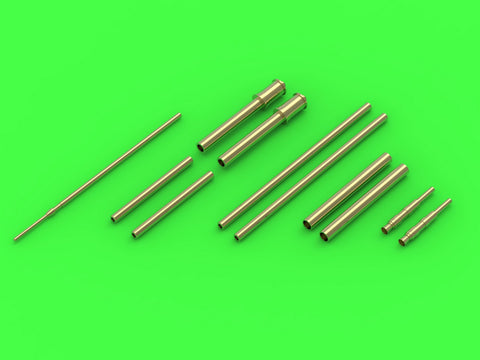 MASTER AM-72-134 1/72 Fw 190 A7 - A9 armament set (MG 131, MG 151 barrel tips, MK 108 blast tubes) & Pitot Tube (for Eduard kit)