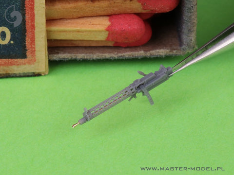 MASTER AM-72-170 1/72 German WW I machine gun Spandau LMG 08/15 (2 pcs) - with LONG charging handle - complete guns incl. 3D resin & brass parts