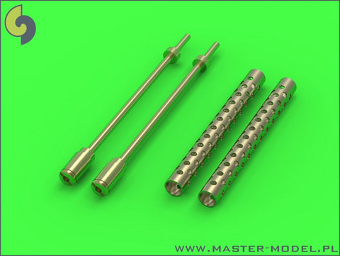 MASTER GM-35-004 1/35 Browning M1919 .30 cal machine gun barrels – two piece muzzle (conical shape) (2pcs)
