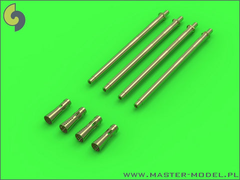 MASTER GM-35-006 1/35 German 2cm L/65 Flak 38 and Flakvierling 38 gun barrels (4pcs)