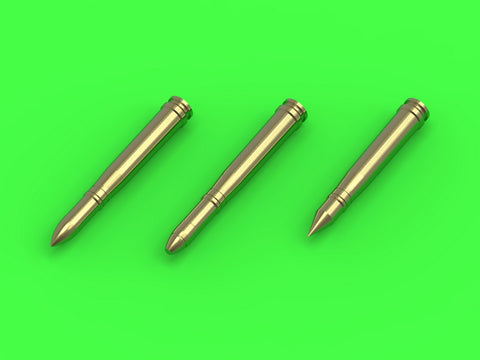MASTER GM-35-019 1/35 German 2cm ammunition (cal. 20x138B) for Flak 30/38, KwK 30/38 - shells (15pcs) and 3 types of projectiles (5pcs of each type)