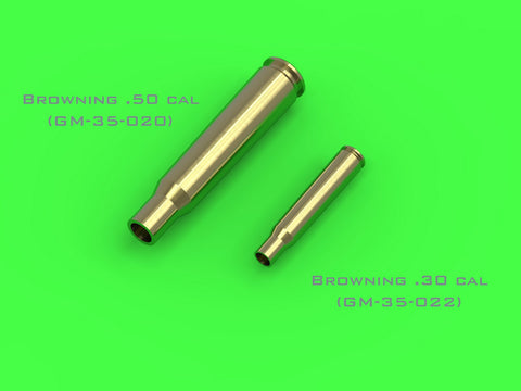 MASTER GM-35-022 1/35 M1919 Browning .30 caliber (7.62mm) - empty shells (25pcs)