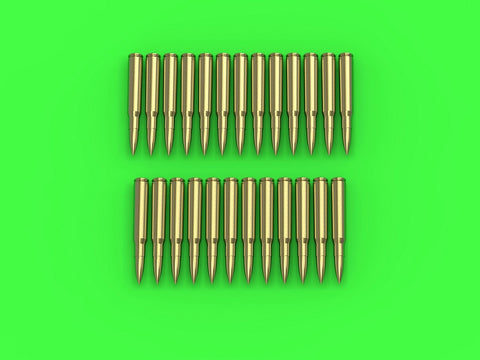 MASTER GM-35-023 1/35 M1919 Browning .30 caliber (7.62mm) - cartridges (25pcs)