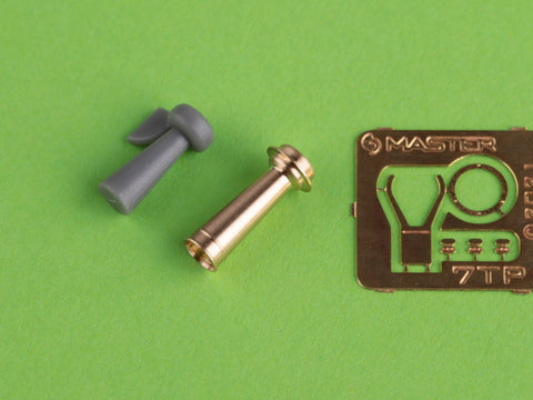 MASTER GM-35-036 1/35 Polish light tank 7TP - twin turret - MG wz.30 (armored gun barrel) & signal horn (for IBG kit)