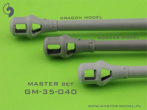 MASTER GM-35-040 1/35 PzKpfw VI Tiger I - 88mm KwK36 L/56 gun barrel - early muzzle brake