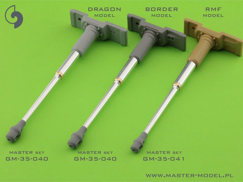 MASTER GM-35-041 1/35 PzKpfw VI Tiger I - 88mm KwK36 L/56 gun barrel - late muzzle brake