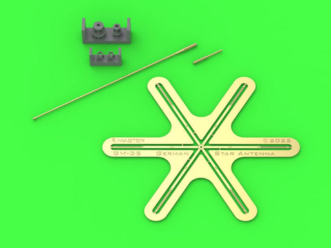 MASTER GM-35-045 1/35 German WWII 1,8m star antenna (for command tanks) (1pc)