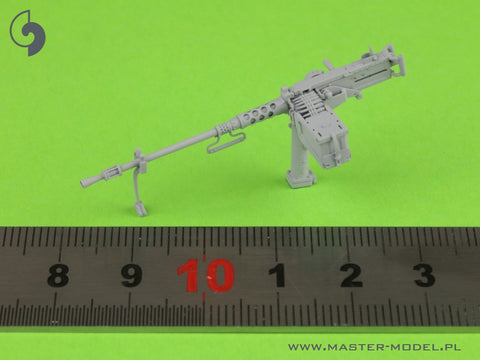 MASTER GM-35-063 1/35 Browning M2HB .50 cal (12,7mm) - machine gun on tank mount - WWII version (early M23 cradle with early tray)