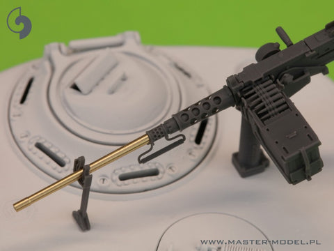 MASTER GM-35-063 1/35 Browning M2HB .50 cal (12,7mm) - machine gun on tank mount - WWII version (early M23 cradle with early tray)