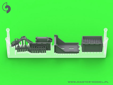 MASTER GM-35-073 1/35 Browning M2HB .50 cal (12,7mm) - for M49 Ring Mount (D40721 carriage / D40733 cradle / D40731 fixed ammo can or D90078 tray)