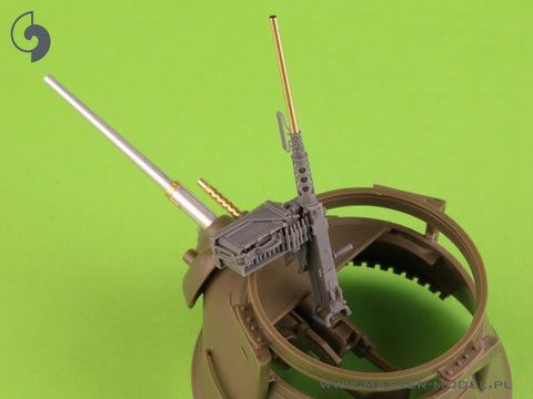 MASTER GM-35-073 1/35 Browning M2HB .50 cal (12,7mm) - for M49 Ring Mount (D40721 carriage / D40733 cradle / D40731 fixed ammo can or D90078 tray)