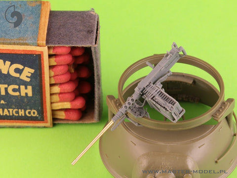MASTER GM-35-073 1/35 Browning M2HB .50 cal (12,7mm) - for M49 Ring Mount (D40721 carriage / D40733 cradle / D40731 fixed ammo can or D90078 tray)