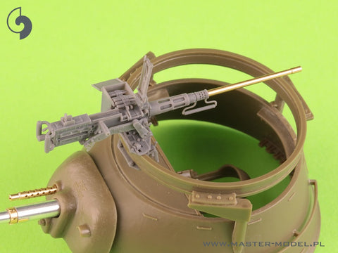 MASTER GM-35-073 1/35 Browning M2HB .50 cal (12,7mm) - for M49 Ring Mount (D40721 carriage / D40733 cradle / D40731 fixed ammo can or D90078 tray)