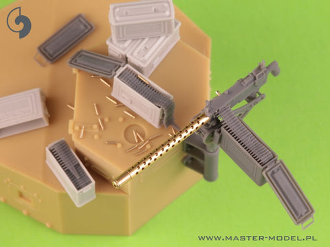 MASTER GM-35-087 1/35 Browning M1919 A4 .30 cal (7,62mm) - with anti-aircraft M20 mount (used e.g. on M3 Stuart) or D7431 cradle (e.g. M3 Scout Car)