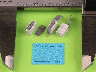 MASTER GM-35-090 1/35 M1 ammunition cans for Browning M1919 (6 pcs) - OPENED