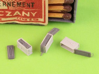 MASTER GM-35-090 1/35 M1 ammunition cans for Browning M1919 (6 pcs) - OPENED