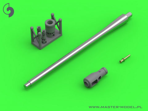 MASTER GM-35-095 1/35 Sd.Kfz. 234/2 Puma - 50mm KwK39 L/60 gun barrel & MG-42 tip for mantlet (for MiniArt, RFM, Dragon kit)