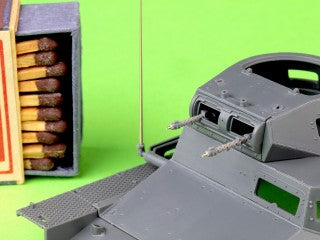 MASTER GM-35-099 1/35 PzKpfw I - MG-13K gun barrels & antenna (for Tamiya, Dragon, Tristar and other kits)