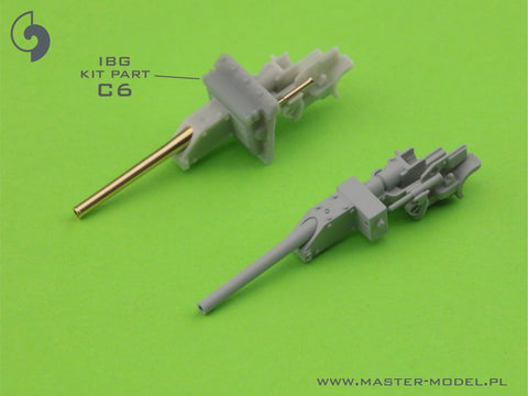 MASTER GM-72-015 1/72 Japanese Type 95 Ha-Go light tank - 37mm Type 94 gun barrels with resin mount (for IBG kit)