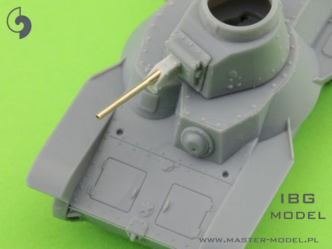 MASTER GM-72-015 1/72 Japanese Type 95 Ha-Go light tank - 37mm Type 94 gun barrels with resin mount (for IBG kit)