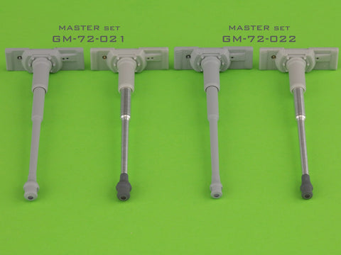 MASTER GM-72-021 1/72 PzKpfw VI Tiger I - MG-34 gun barrels & 88mm KwK36 L/56 with early muzzle brake and standard gun mantlet