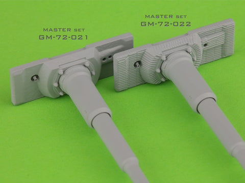 MASTER GM-72-022 1/72 PzKpfw VI Tiger I - MG-34 gun barrels & 88mm KwK36 L/56 with late muzzle brake and final version gun mantlet