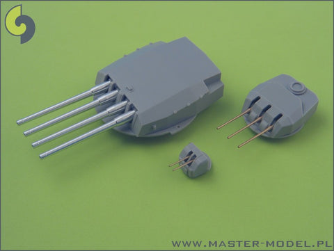 MASTER SM-350-039 1/350 Richelieu armament - 380mm(8pcs), 152mm(9pcs), 100mm(12pcs) barrels
