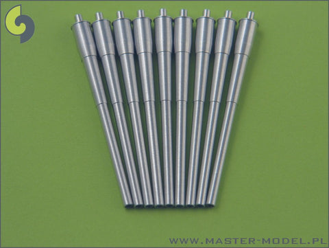 MASTER SM-350-041 1/350 USN 16in/50 (40,6 cm) Mark 7 barrels - for turrets with blastbags (9pcs) - Iowa and Montana classes