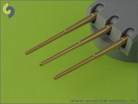 MASTER SM-350-057 1/350 Scharnhorst armament - for turrets without blastbags - 280mm (9pcs), 150mm (12pcs), 105mm (14pcs) barrels
