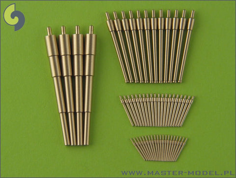 MASTER SM-350-059 1/350 Russian battleship Borodino armament - 305mm (4pcs), 152mm (12pcs), 75mm (20pcs), 47mm (20pcs)