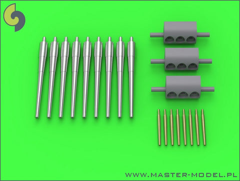 MASTER SM-350-074 1/350 USS Indianapolis CA-35 (1945)  armament - 8in (9pcs), 5in (8pcs) barrels with resin trunnion - fits Trumpeter model