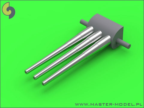 MASTER SM-350-074 1/350 USS Indianapolis CA-35 (1945)  armament - 8in (9pcs), 5in (8pcs) barrels with resin trunnion - fits Trumpeter model