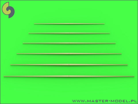 MASTER SM-350-088 1/350 Set of universal yardarms No2 (lengths = 40,45, 50, 55, 60, 65mm - 1pc of each)