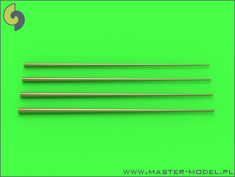 MASTER SM-350-090 1/350 Set of universal tapered masts No2 (length = 100mm each, diameters = 0,7/2,2mm; 0,8/2,5mm; 0,9/2,8mm; 1/3mm)