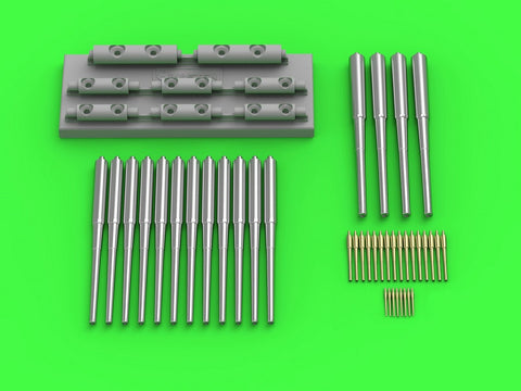 MASTER SM-350-097 1/350 French pre-dreadnought Danton class armament barrels - 305mm (4pcs), 240mm (12pcs), 75mm (16pcs), 47mm (8pcs)