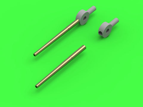 MASTER SM-350-099 1/350 USS Alaska/Guam armament - 12in (9pcs), 5in (12pcs) barrels with resin mounts (for Hobby Boss kitset)