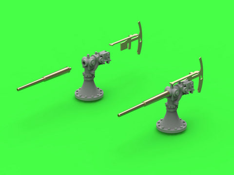 MASTER SM-350-114 1/350 SMS Emden -  5,2 cm SK L/55 guns - (resin, PE and turned parts) - (8pcs)