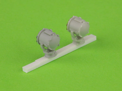 MASTER SM-350-115 1/350 SMS Emden - German searchlight 1,1m - (resin and PE parts) - (4pcs)