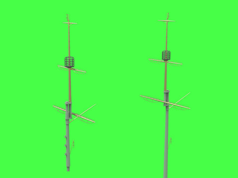 MASTER SM-350-117 1/350 SMS Viribus Unitis - masts, yards and other turned and resin parts set (for Trumpeter kit)