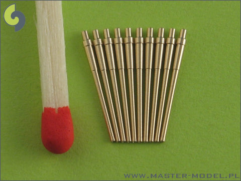 MASTER SM-700-008 1/700 IJN 20cm/50 (8") 3rd Year Type No. 2 barrels - for turrets without blastbags (10pcs) - most IJN cruisers