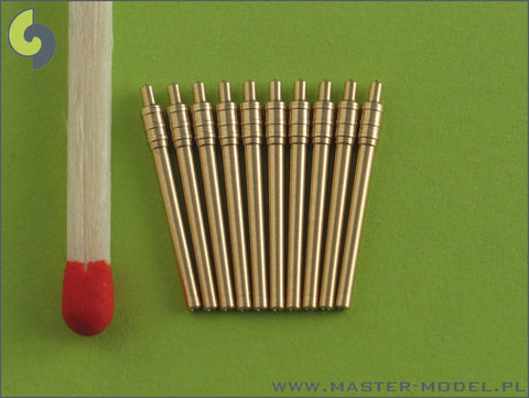 MASTER SM-700-009 1/700 IJN 36cm/45 (14in) Vickers and 41st Year Types barrels (8pcs) - Kongo, Fuso and Ise classes
