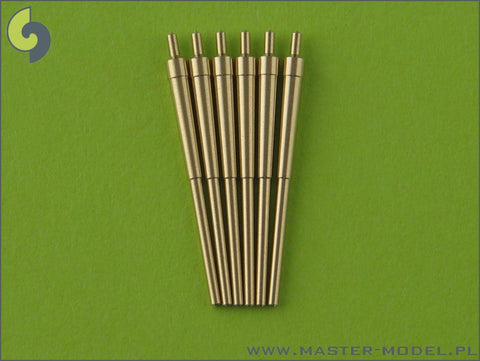 MASTER SM-700-023 1/700 German 28cm/52 (11in) SKC/28 barrels (6pcs) - Lützow (ex-Deutschland), Admiral Scheer, Admiral Graf Spee