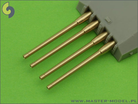 MASTER SM-700-029 1/700 France 380 mm/45 (14.96in) Model 1935 barrels - for turrets without blastbags (8pcs) - Richelieu, Gascogne and Alsace classes