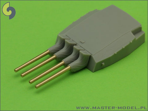 MASTER SM-700-030 1/700 France 380 mm/45 (14.96in) Model 1935 barrels - for turrets with blastbags (8pcs) - Richelieu, Gascogne and Alsace classes