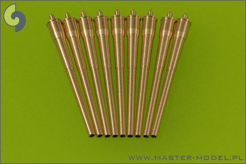 MASTER SM-700-036 1/700 USN 16in/45 (40,6 cm) Mark 6 barrels (9pcs) - North Carolina and South Dakota battleship classes
